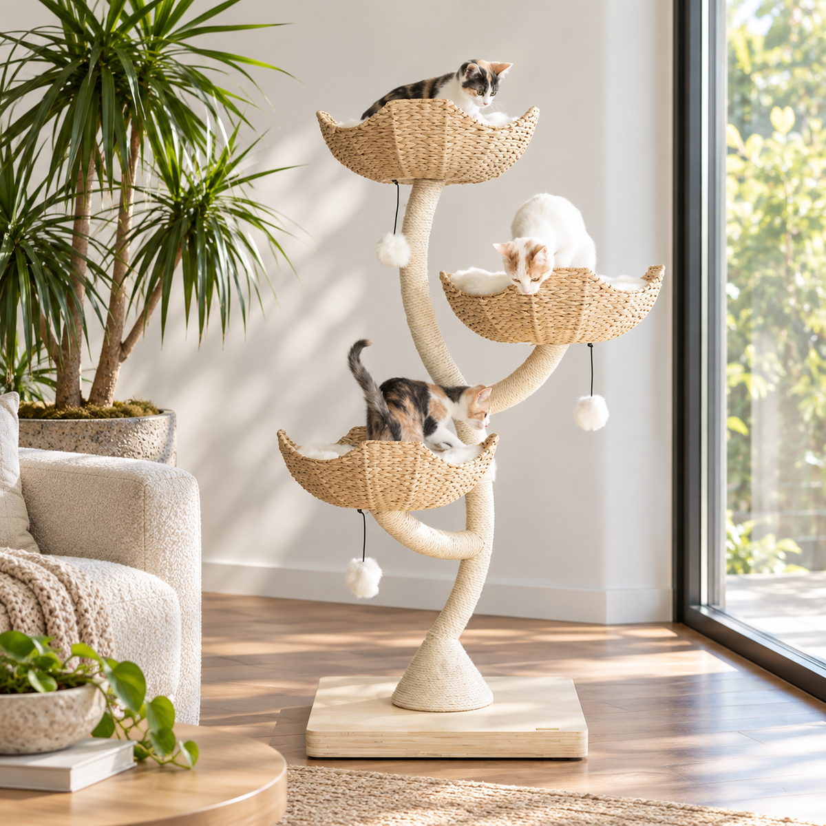 Ivy 3 Modern Cat Tree