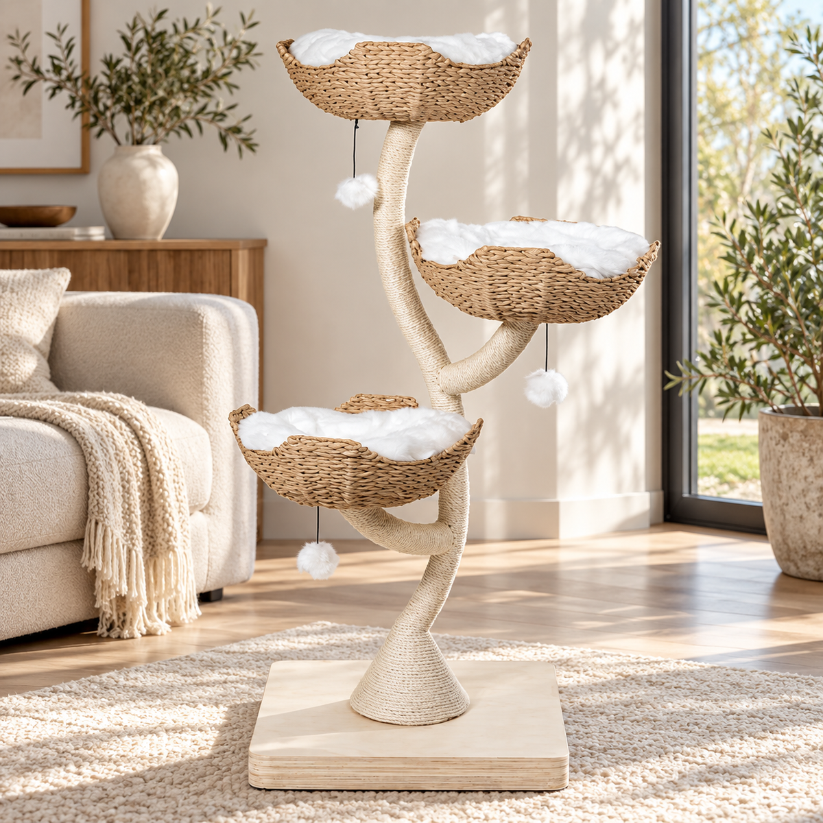 Ivy 3 Modern Cat Tree