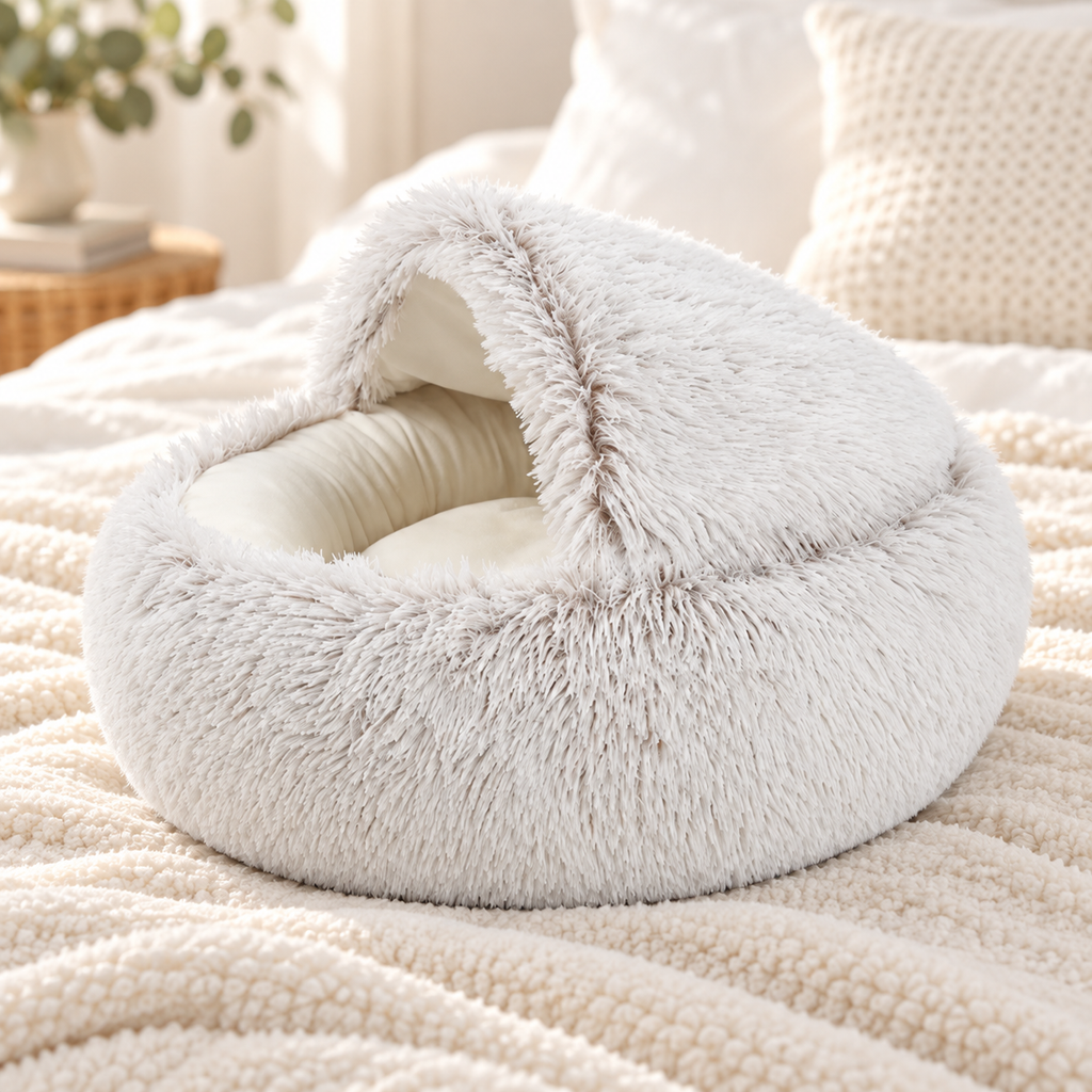Calming Cat Cave Bed